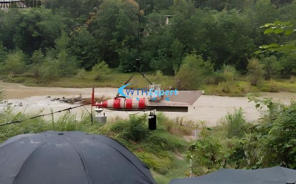 无线铅鱼缆道雷达流量计