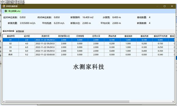 缆道测流数据记录 缆道测流数据记录